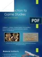 Introduction To Game Studies