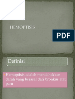 HEMOPTISIS DEFINISI DAN PENYEBAB