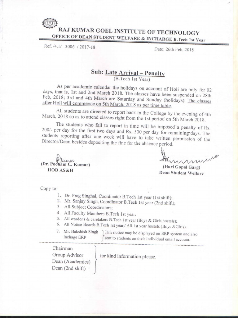 late-arrival-notice