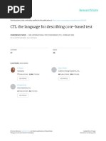 CTL The Language For Describing Core-Based Test