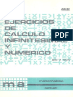 Ejercicios de Cálculo Infinitesimal y Numérico - Sixto Rí PDF