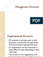 Organisation Structures