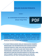 Perbandingan Hukum Perdata: Dr. Sonyendah Retnaningsih, S.H., M.H. (Dosen Tetap FHUI)