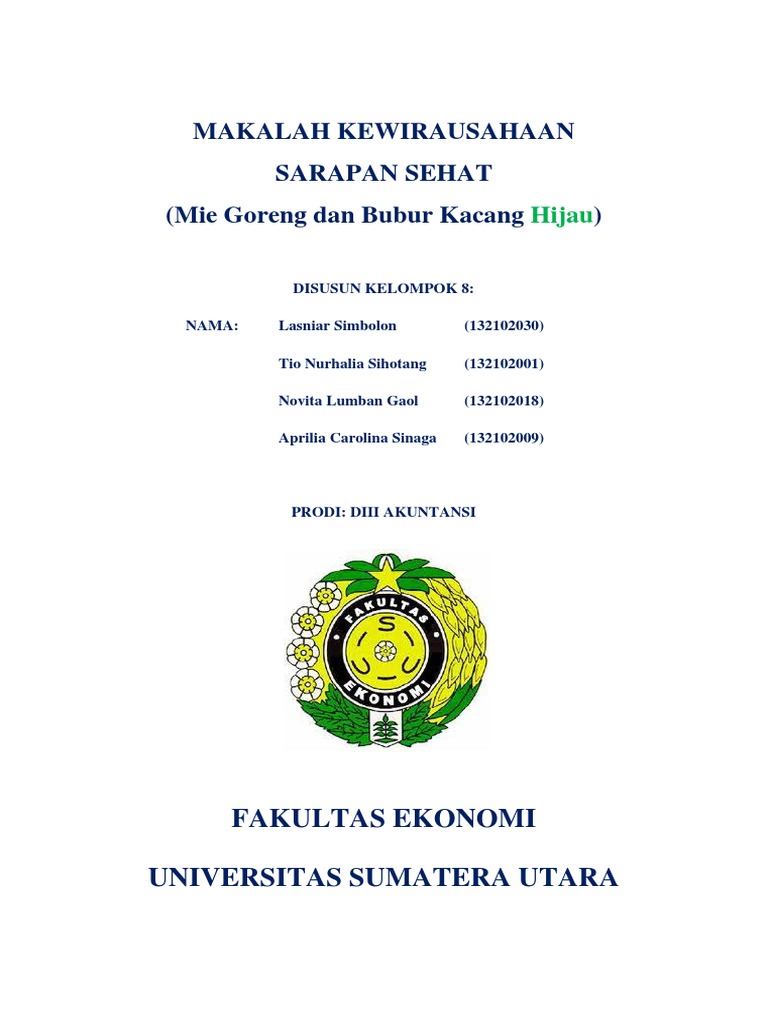 Makalah Kewirausahaan Laporan Keuangan