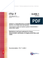 T-REC-G.650.1-Definitions and Test Methods For Linear, Deterministic Attributes of Single-Mode Fibre and Cable