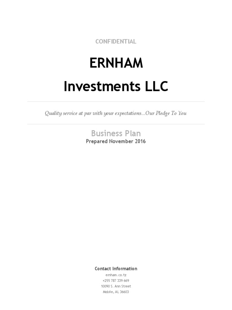 Gas Station Business Plan PDF Convenience Store Expense