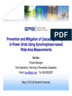 Prevention and Mitigation of Cascading Outages in Power Grids Using Synchrophasor-Based Wide-Area Measurements