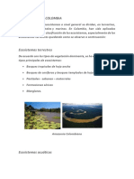 Ecosistemas en Colombia