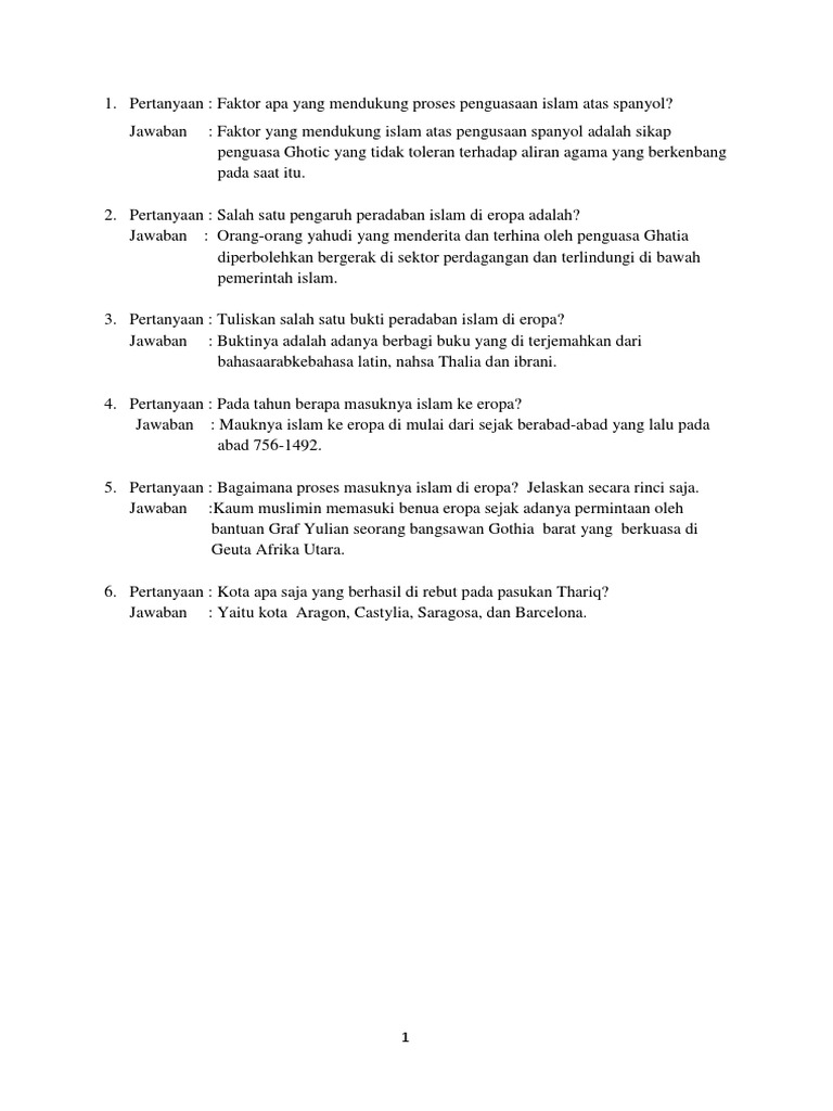 Tanya Jawab Agama Islam Pdf