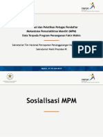 Sosialisasi Dan Pelatihan Petugas Pendaftar Sosialisasi MPM