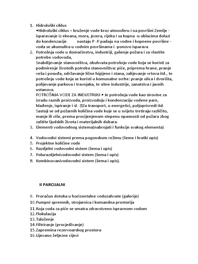 Hidrološki Ciklus | PDF