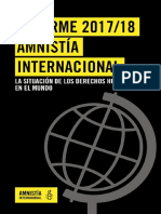 Informe AI 2017-18 La Situación de Los DDHH en El Mundo