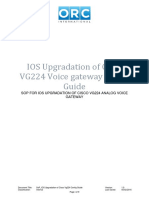 SOP - IOS Up-Gradation of Cisco VG224