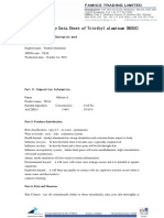 Material Safety Data Sheet of Triethyl Aluminum (MSDS) : Part 3: Fatalness Introduction