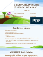 ANALISIS SWOT RSUD SOLOK SELATAN