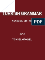 Turkish Grammar Updated Academic Edition Yüksel Göknel October 2012 PDF