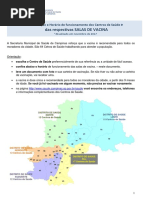 SMS Horario Salas de Vacina Por UBS