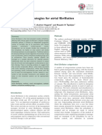 Management Strategies For Atrial Fibrillation: Methods