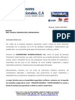 Carta de Presentación 