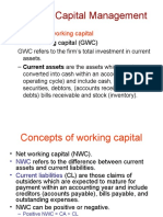 Working Capital Management