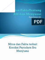 Mitos Dan FaktaTentang ASI Dan Menyusui