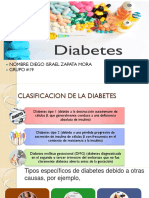 Diabetes: Nombre: Diego Israel Zapata Mora GRUPO #19