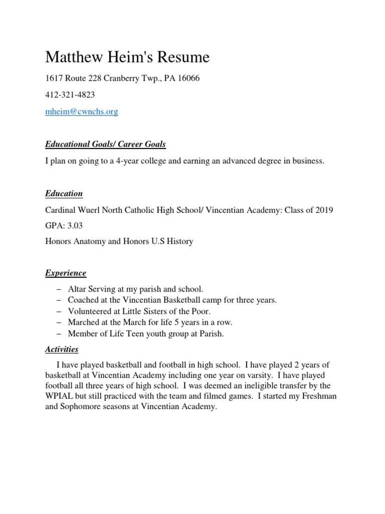 Cap Resume PDF - 1665258030