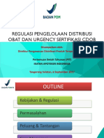 Hanetje Gustaf Kakerissa Regulasi Pengelolaan Distribusi Obat Dan Urgency Sertifikasi Cdob