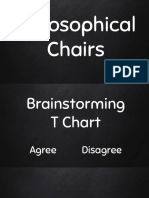 Philosophical Chairs Directions