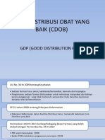 CARA DISTRIBUSI OBAT YANG BAIK CDOB PPTX 27 MEI 2017