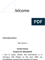 Presentation On Introduction of Myself