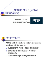 Hydatidiform Mole (Molar Pregnancy)