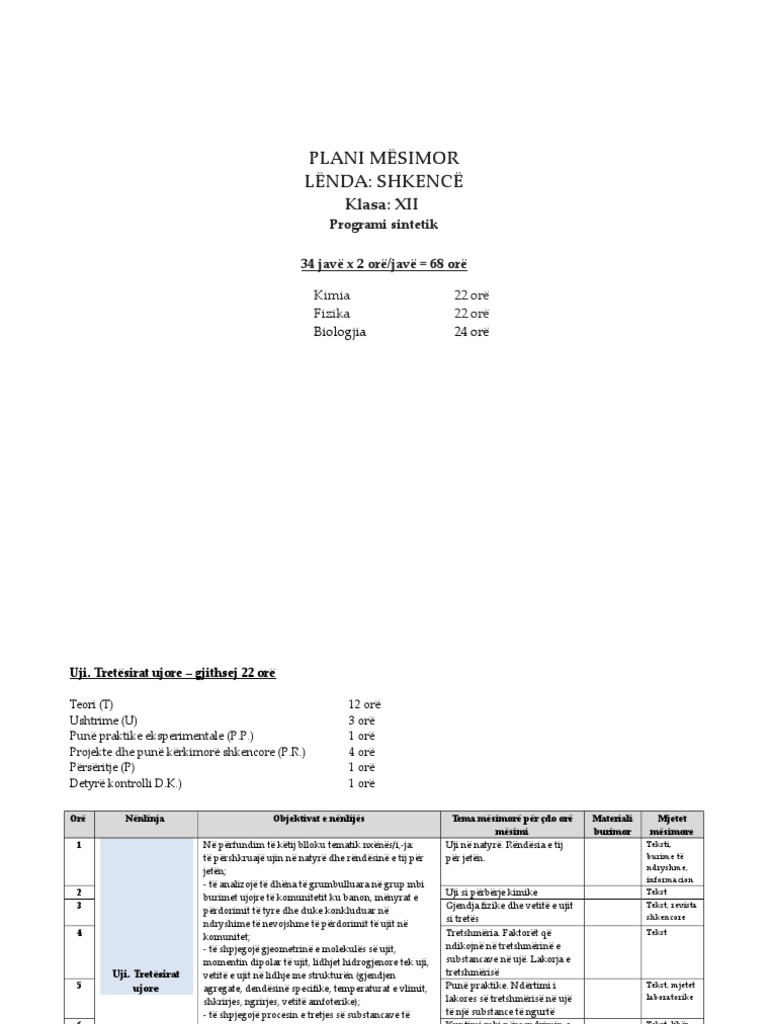 Shkenca 12 | PDF