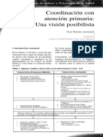 Coordinación Con Atención Primaria: Una Visión Posibilista. Martínez Azumendi - Norte 13 2002