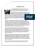 Biografia Claudia Lars