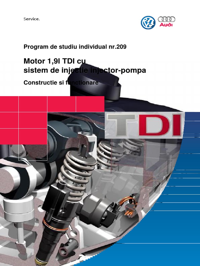Documents - Tips Motor 19l Tdi Cu Sistem de Injectie Injector Pompa | PDF