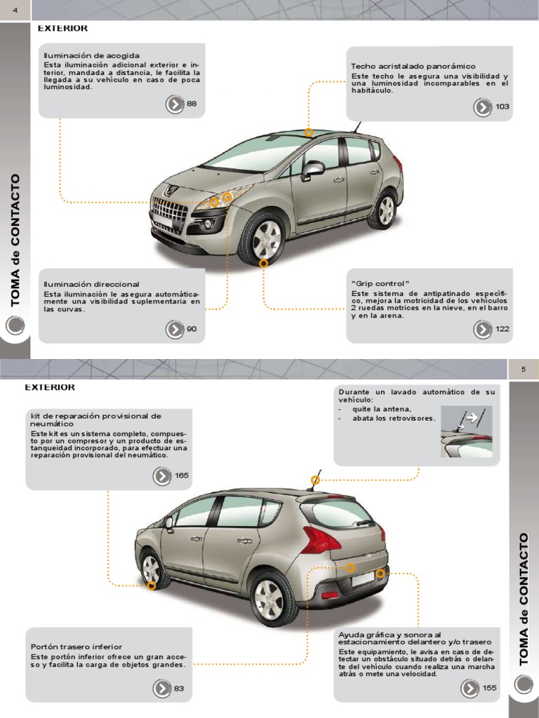 Estor parasol de luneta trasera Peugeot 308 SW (P5)