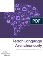 Teach Language Asynchronously