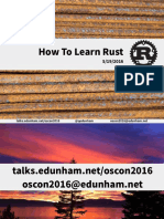 How To Learn Rust