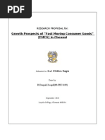 Download Research Proposal on the topic FMCG market in chennai by alligater_007 SN37255963 doc pdf