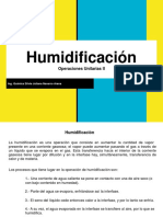 Humidificación y Psicrometría