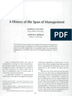 History of Management