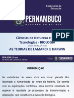 1 Ano as Teorias de Lamarck e Darwin