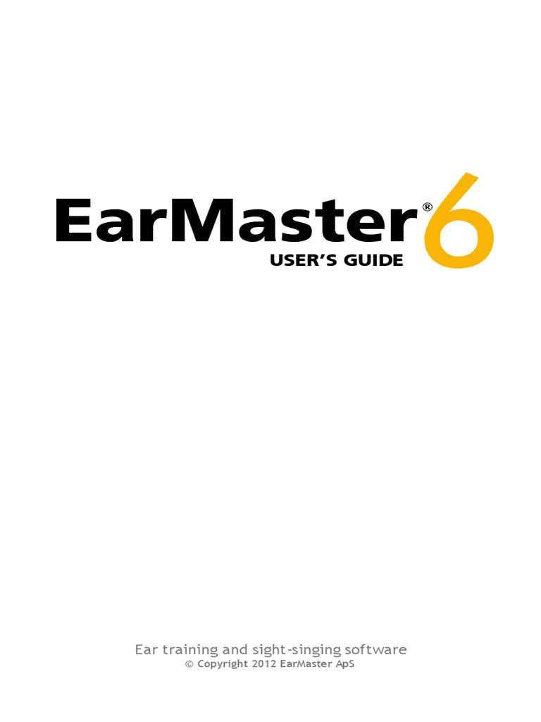 Earmaster6 Userguide en PDF | PDF | Clef | Musicology