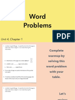 4.2a Word Problems