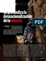 Denacionalizacion de Mineria PDF