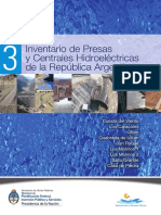 Inventario de Presas y Centrales Hidroeléctricas de la República Argentina Vol .3