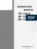 Yaesu FT-101F Instruction Manual