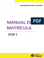 Manual de Matricula 2018-1-1