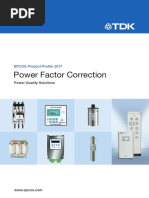 TDK Power Factor Correction Pfc-Katalog-Pp